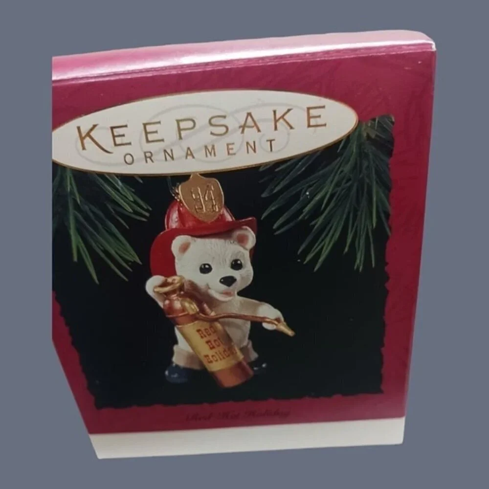 Hallmark vtg animals lot of 9 ornaments